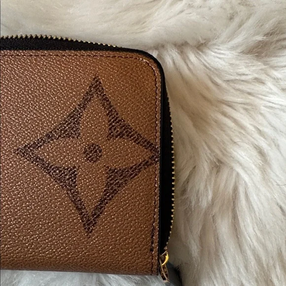 Brown Monogram Zip Wallet - Picture 4 of 7